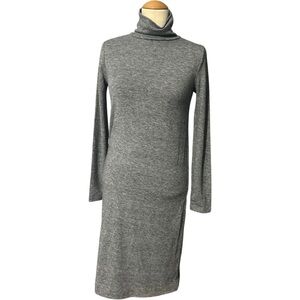 J.Crew Factory Turtleneck Dress NWT Heather Gray XXS